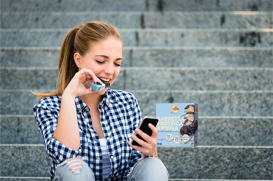 BOX 6 pezzi BARRETTA PROTEICA AL CIOCCOLATO FONDENTE e COCCO
