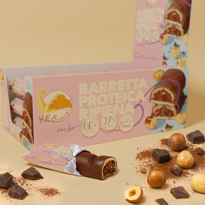 SHOWBOX 24 pezzi BARRETTA PROTEICA al CIOCCOLATO e  NOCCIOLA