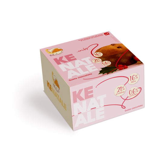 KENATALE Mini Panettone Proteico Gusto Cioccolato 4x60 gr